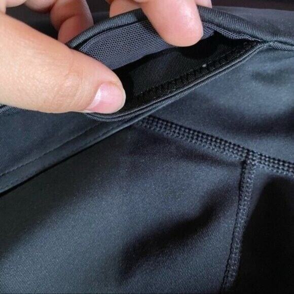 Adidas Womens Leggings Size M Capri Black Mid Rise Athletic Workout Active - Picture 4 of 13